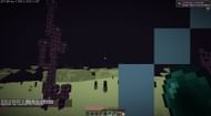Throw an ender pearl on the end island ground to travel 50 blocks (Image via Mojang)